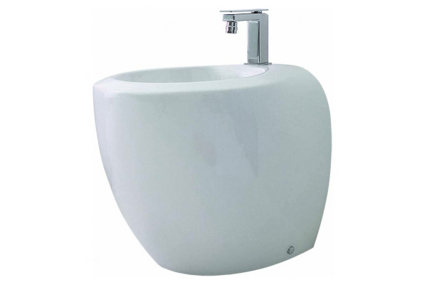 Биде напольное ArtCeram Blend BLB002 цвет белый, овальное, 36.5x52 см
