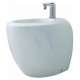 Биде напольное ArtCeram Blend BLB002 цвет белый, овальное, 36.5x52 см