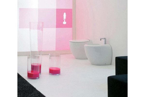 Биде напольное ArtCeram Blend BLB002 цвет белый, овальное, 36.5x52 см