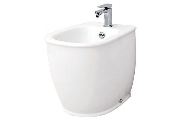 Биде напольное ArtCeram Azuley AZB002 01;00 цвет белый, овальное, 37x52.5 см