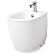 Биде напольное ArtCeram Azuley AZB002 01;00 цвет белый, овальное, 37x52.5 см
