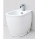 Биде напольное ArtCeram Azuley AZB002 01;00 цвет белый, овальное, 37x52.5 см