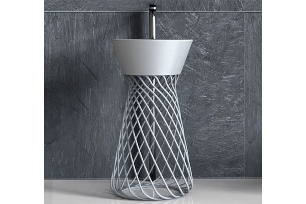 Консоль ArtCeram Wire ACA 045 01 00 белая напольная, глянцевая