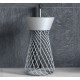 Консоль ArtCeram Wire ACA 045 01 00 белая напольная, глянцевая