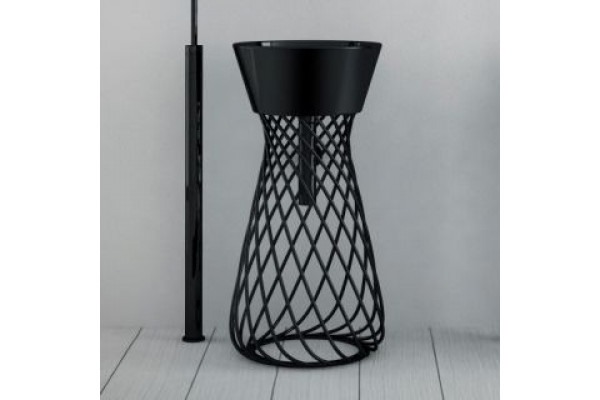 Консоль ArtCeram Wire ACA 045 01 00 черная напольная, глянцевая