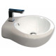 Рукомойник ArtCeram Blend L3130 цвет белый, полукруглая, с переливом