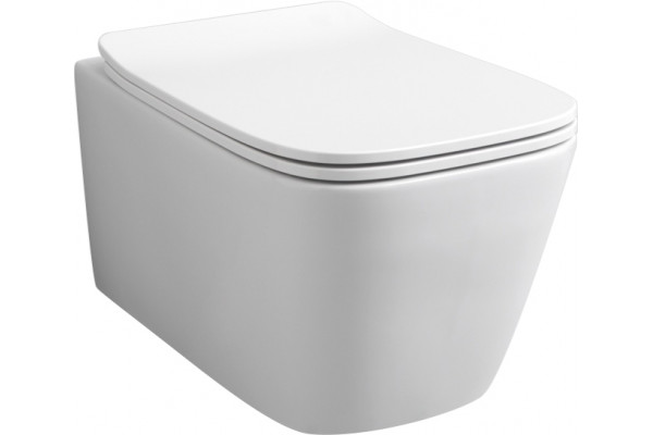 Унитаз подвесной ArtCeram A16 ASV003 Rimless белый, прямоугольный, 36x52.5 см
