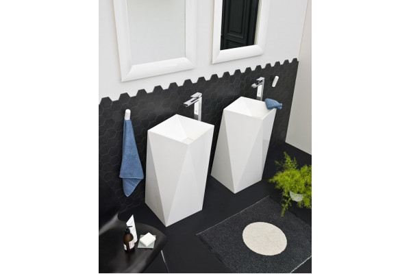 Раковина ArtCeram Sharp OSL008 цвет белый, прямоугольная
