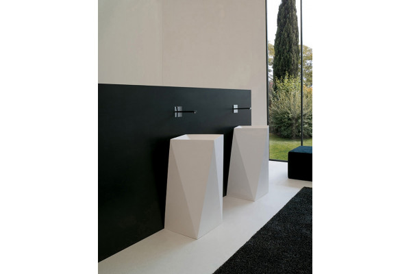 Раковина ArtCeram Sharp OSL008 цвет белый, прямоугольная