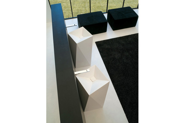 Раковина ArtCeram Sharp OSL008 цвет белый, прямоугольная