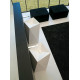 Раковина ArtCeram Sharp OSL008 цвет белый, прямоугольная