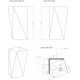 Раковина ArtCeram Sharp OSL008 цвет белый, прямоугольная