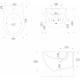 Биде подвесное ArtCeram File 2.0 FLB001 белый матовый овальное, 36x52 см