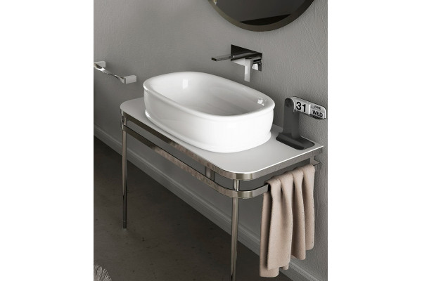 Раковина ArtCeram Azuley AZL002 65х45 см цвет белый, на столешницу