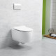 Унитаз подвесной Art&Max Bologna AM211CHR белый, овальный, 37x49 см