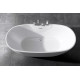 Акриловая ванна Art&Max AM-605-1700-790 овальная, отдельностоящая, объем 255 л.