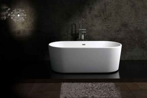Акриловая ванна Art&Max AM-525-1700-745 овальная, отдельностоящая, объем 239 л.