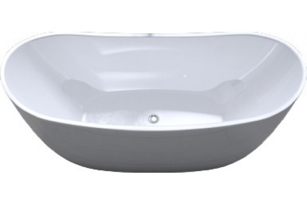 Акриловая ванна Art&Max AM-502-1800-780 овальная, отдельностоящая, объем 315 л.