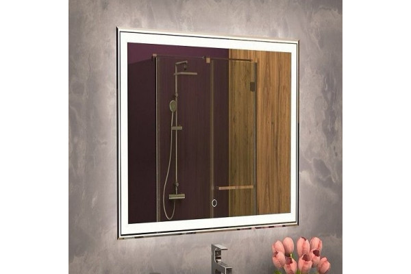 Зеркало Art&Max Zoe AM-Zoe-800-800-DS-F 80х80 прямоугольное,  в современном стиле
