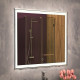 Зеркало Art&Max Zoe AM-Zoe-800-800-DS-F 80х80 прямоугольное,  в современном стиле