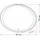 Мебель для ванной Art&Max Platino 90, подвесная, белый матовый, с ящиками