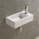 Рукомойник Art&Max AM-4849-L прямоугольная, цвет белый