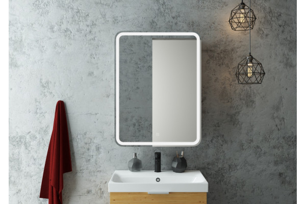 Зеркало-шкаф Art&Max Platino 60 L с подсветкой, с доводчиками