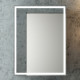 Зеркало-шкаф Art&Max Techno 60 с подсветкой, черное, с доводчиками