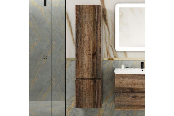 Шкаф-пенал Art&Max Techno 40 дуб бомонд лофт, R, подвесной, матовый
