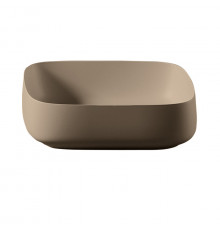 Artceram COGNAC Раковина накладная Quadro 55x35 см цвет: tortora