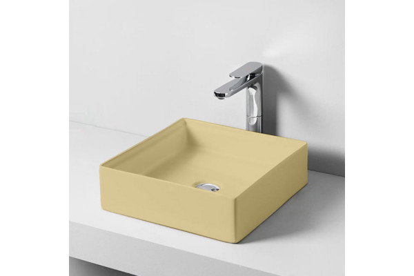 Artceram SCALINO Раковина накладная 38x38 см цвет: giallo zinco SCL001 12 00