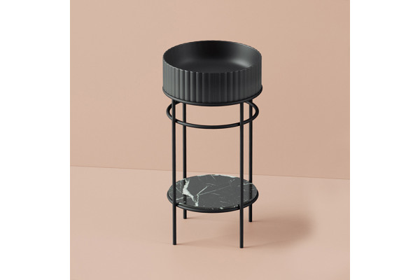 Artceram VOGUE Металическая структура Ø44хh725см для раковин Rombo Millerighe and Atelier цвет: черный матовый ACA058 17