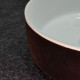 ArtCeram COGNAC Раковина накладная 42 см без отв под смес без слив-перелив цвет bianco/отделка синтетический бархат цвет testa di moro (НЕ ПР-ся) COL001 01 65 bianco/testa di moro