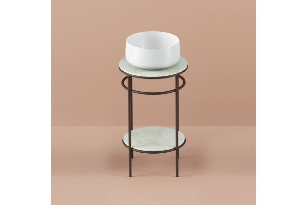 Artceram VOGUE Мраморная столешница &Oslash; 44 см цвет calacatta gold TFA011 94