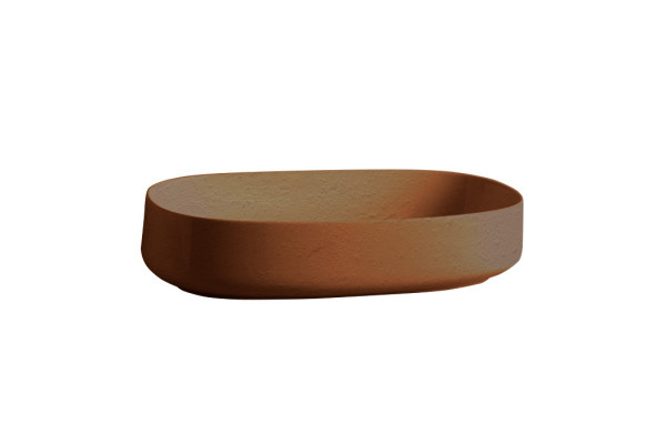 Artceram COGNAC Раковина накладная 68x35 см цвет: ombra bruciata (фактура - необработанная глина) COL005 19 00