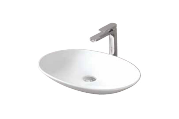 Artceram LA FONTANA Раковина накладная 60х42 см без отв под смеситель цвет белый LFL001 01 00