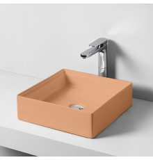 Artceram SCALINO Раковина накладная 38x38 см цвет: arancio cammeo