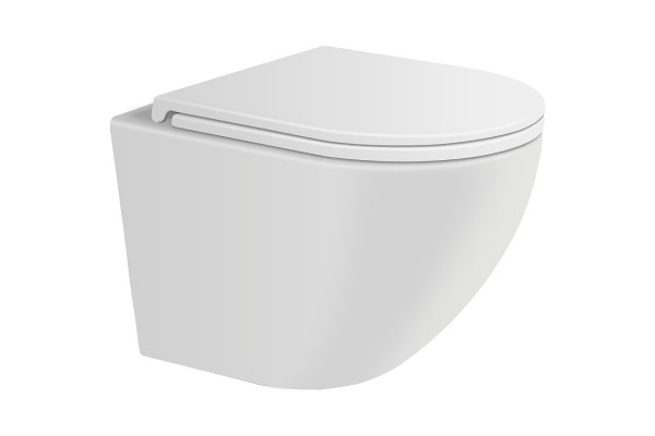 Подвесной унитаз Avimano Emotion 1000021 белый, матовый, микролифт, овальный, 36x49 см