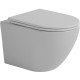 Подвесной унитаз Avimano Emotion 1000023 серый, матовый, микролифт, овальный, 36x49 см