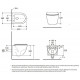 Подвесной унитаз Avimano Emotion 1000023 серый, матовый, микролифт, овальный, 36x49 см