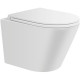 Подвесной унитаз Avimano Intuition 1000071 белый, матовый, микролифт, овальный, 36x49 см