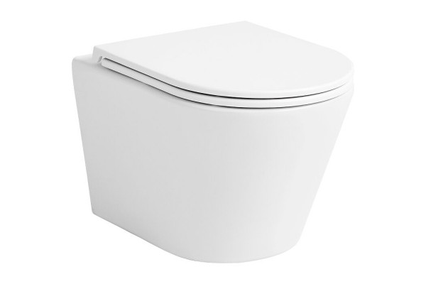 Подвесной унитаз Avimano Intuition 1000071 белый, матовый, микролифт, овальный, 36x49 см