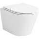 Подвесной унитаз Avimano Intuition 1000071 белый, матовый, микролифт, овальный, 36x49 см