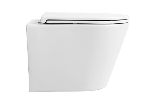 Подвесной унитаз Avimano Intuition 1000071 белый, матовый, микролифт, овальный, 36x49 см