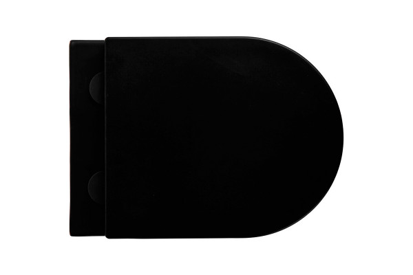 Подвесной унитаз Avimano Intuition 1000072 черный, матовый, микролифт, овальный, 36x49 см