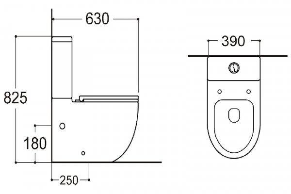 Напольный унитаз Avimano Emotion 1011030 белый, глянцевый, микролифт, овальный, 39x63 см