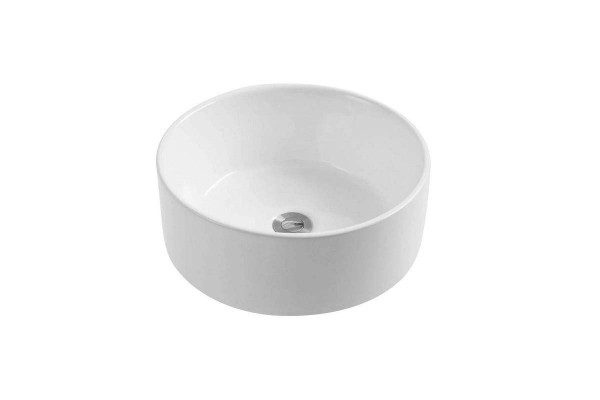 Накладная раковина Avimano Emotion 1243011 40х40 белая, матовое, круглая, цвет белый