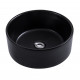 Накладная раковина Avimano Emotion 1243012 40х40 черная, матовая, круглая, цвет черный