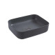 Накладная раковина Avimano Vision 1245023 50х40 серая, матовая, прямоугольная, цвет серый
