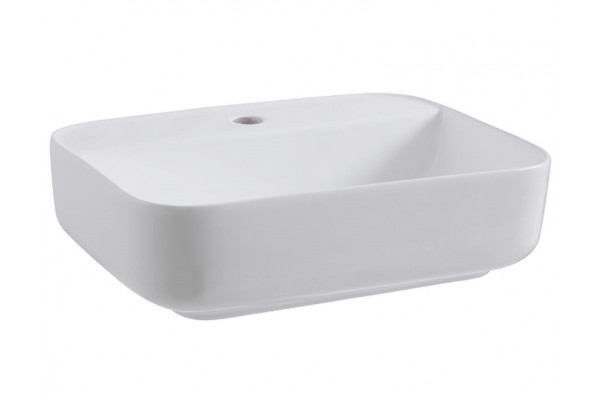Накладная раковина Avimano Vision 1245120 50.5х39.5 белая, глянцевая, прямоугольная, цвет белый